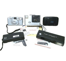 Vintage Kodak Cameras DISC 4000, KB 28, Cameo 35mm, EKTRALITE 10, Star 110 LOT