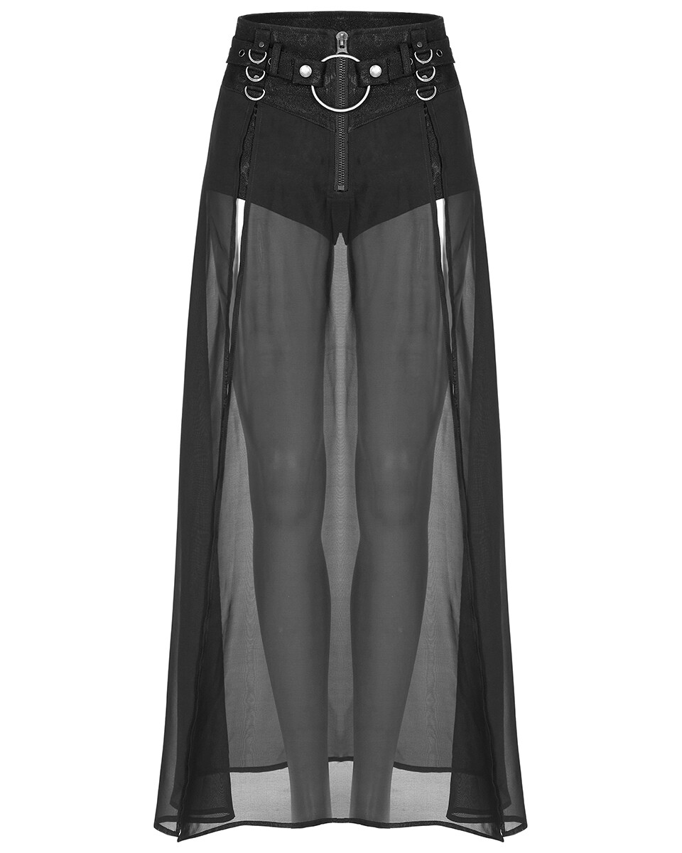 パンツ PUNK RAVE sheer belt design short pants PUNK RAVE sheer belt design short pants