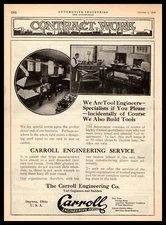 1919 The Carroll Engineering Company Dayton Ohio Tool Builders Vintage Print Ad