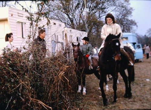 JACQUELINE & JOHN FITZGERALD KENNEDY - Original Vintage 35mm COLOR Slide