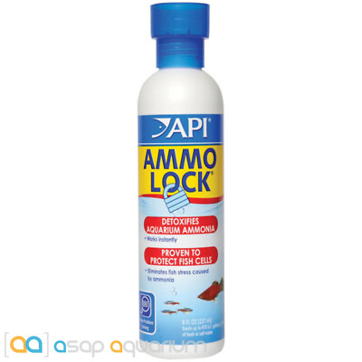 API Ammo Lock 8oz. Fast Ammonia & Chlorine Detox Freshwater & Marine Aquariums