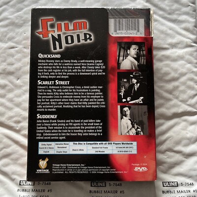 Film Noir - Quicksand / Scarlet Street / Suddenly