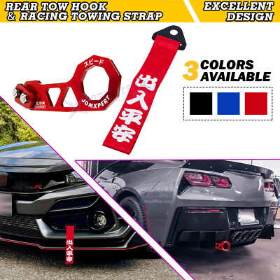 Safe Trip Wherever You Go Chinese Towing Strap Rear Tow Hook Universal for Cars