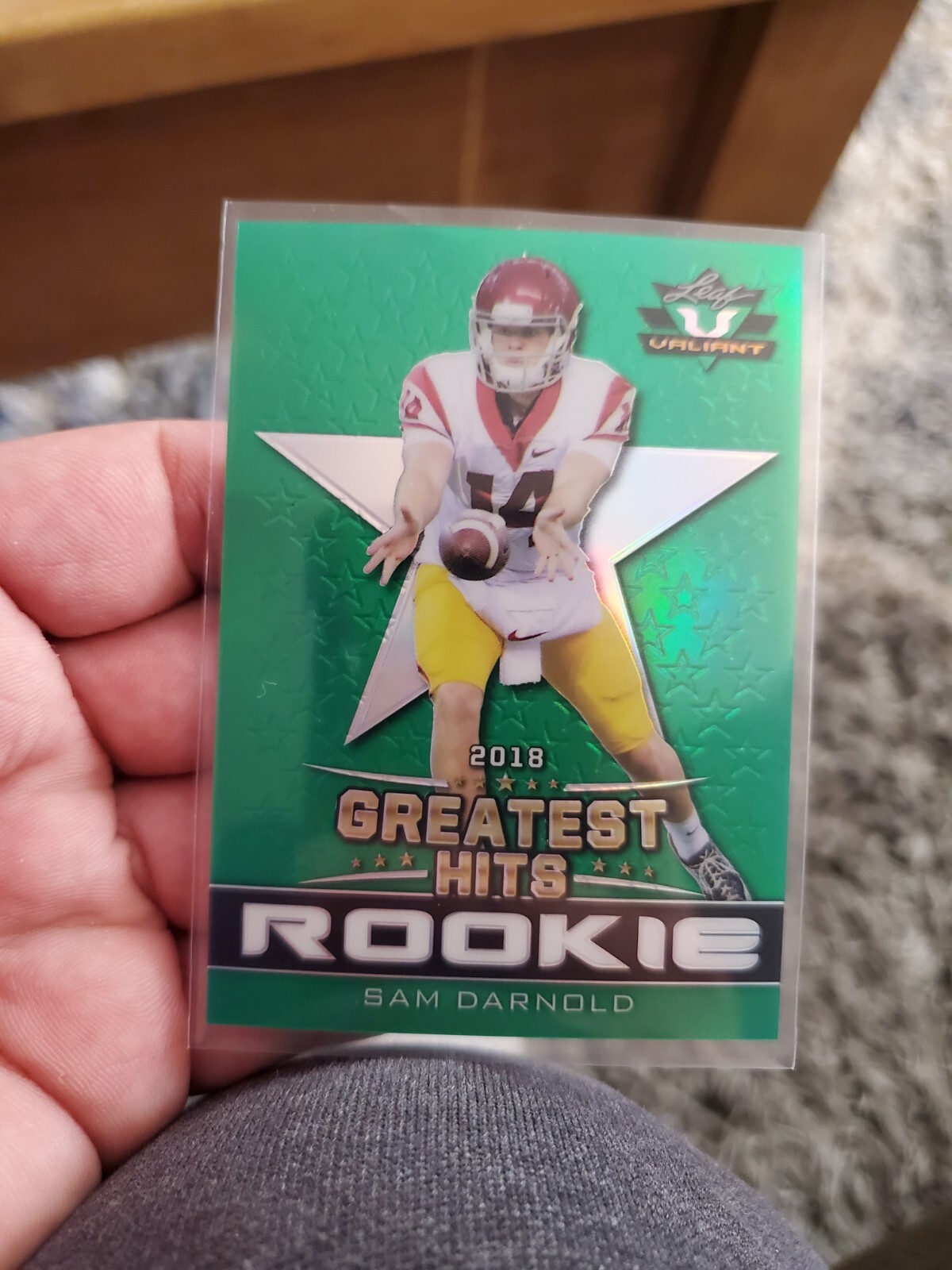 Sam Darnold Leaf Greatest Hits Valiant Rookie #SD1 Base