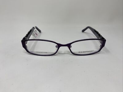 RAMPAGE EYEWEAR R181 PURPLE 51/17/135 FLEX HINGE WOMENS EYEGLASSES FRAME  MS98