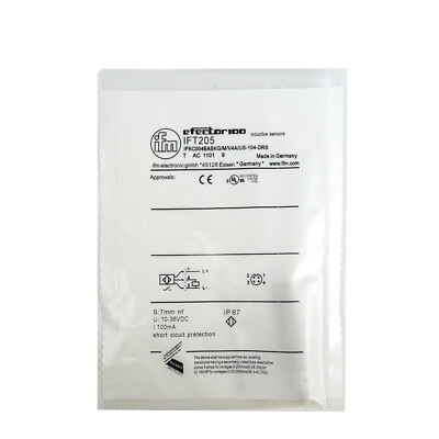 IFM IFT205 IFKC004BASKG/M/V4A/US-104-DRS Proximity Switch Sensor New