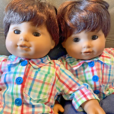 AMERICAN GIRL BITTY BABY TWIN BOYS - RARE SET- 