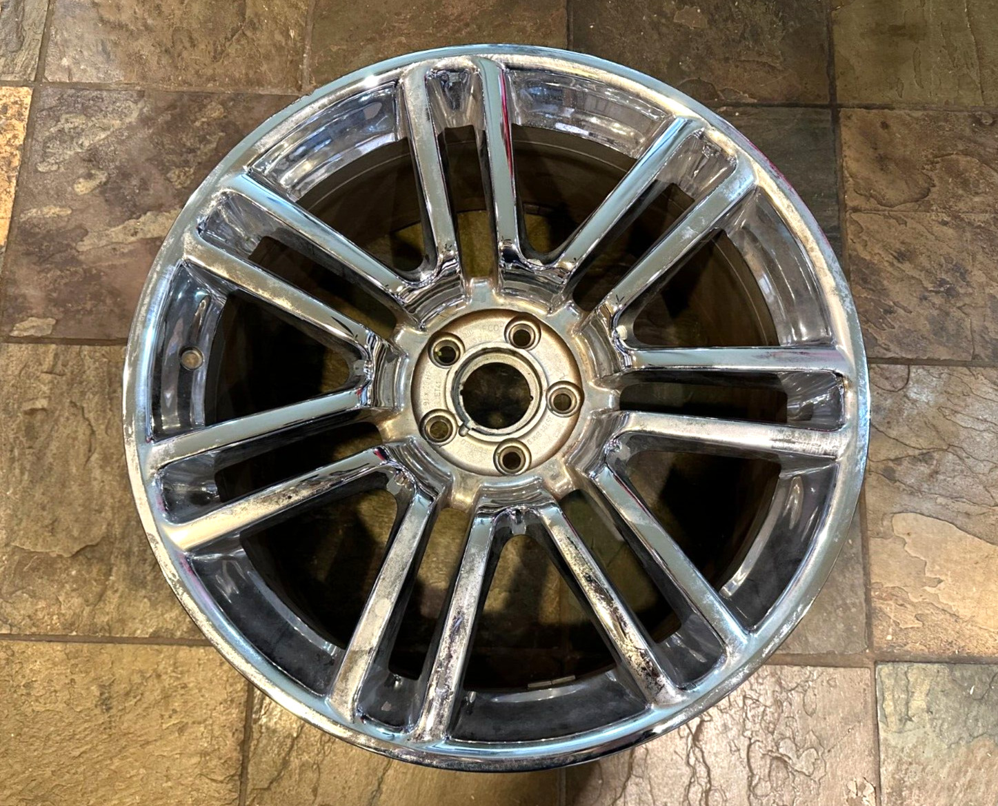 2006-2010 BENTLEY CONTINENTAL 20 INCH 20" WHEEL ALLOY CHROME RIM 3W0601025AH OEM