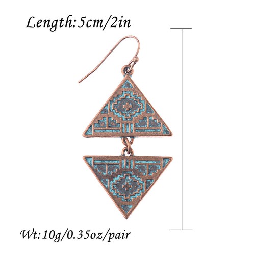 Pendientes colgantes/redondos étnicos redondos multicolor estilo bohemio vintage para mujer - Imagen 14 de 85