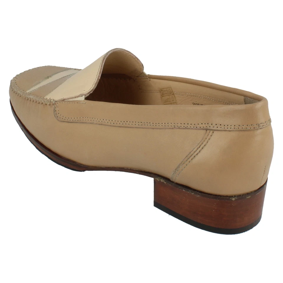 Mujer Redwood Talla UK 7.5 Fijación Ee Beige Múltiple Cuero Empeines Por Equity - Imagen 3 de 4