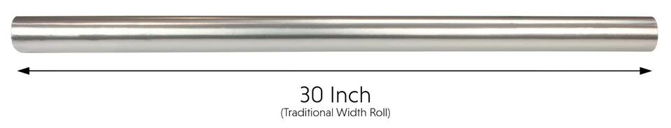 Papel de embrulho metálico para presente - 30" largura - Rolos jumbo - Prata ouro vermelho verde - Imagem 4 de 4