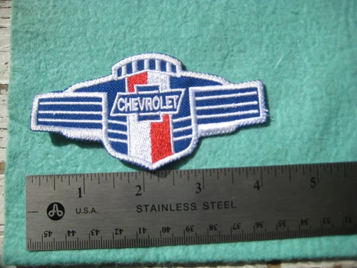 Chevrolet  1942 Shield Blue Service  Parts Dealer Hat Shoulder Patch