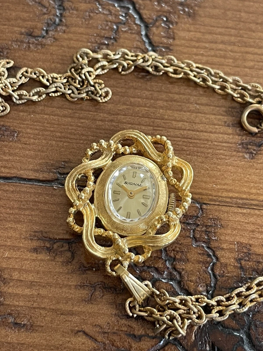 Watch pendant necklace sales