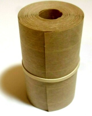 2.75''x 25-ft REINFORCED Gummed Brown Kraft Paper Box Shipping Sealing Tape Roll