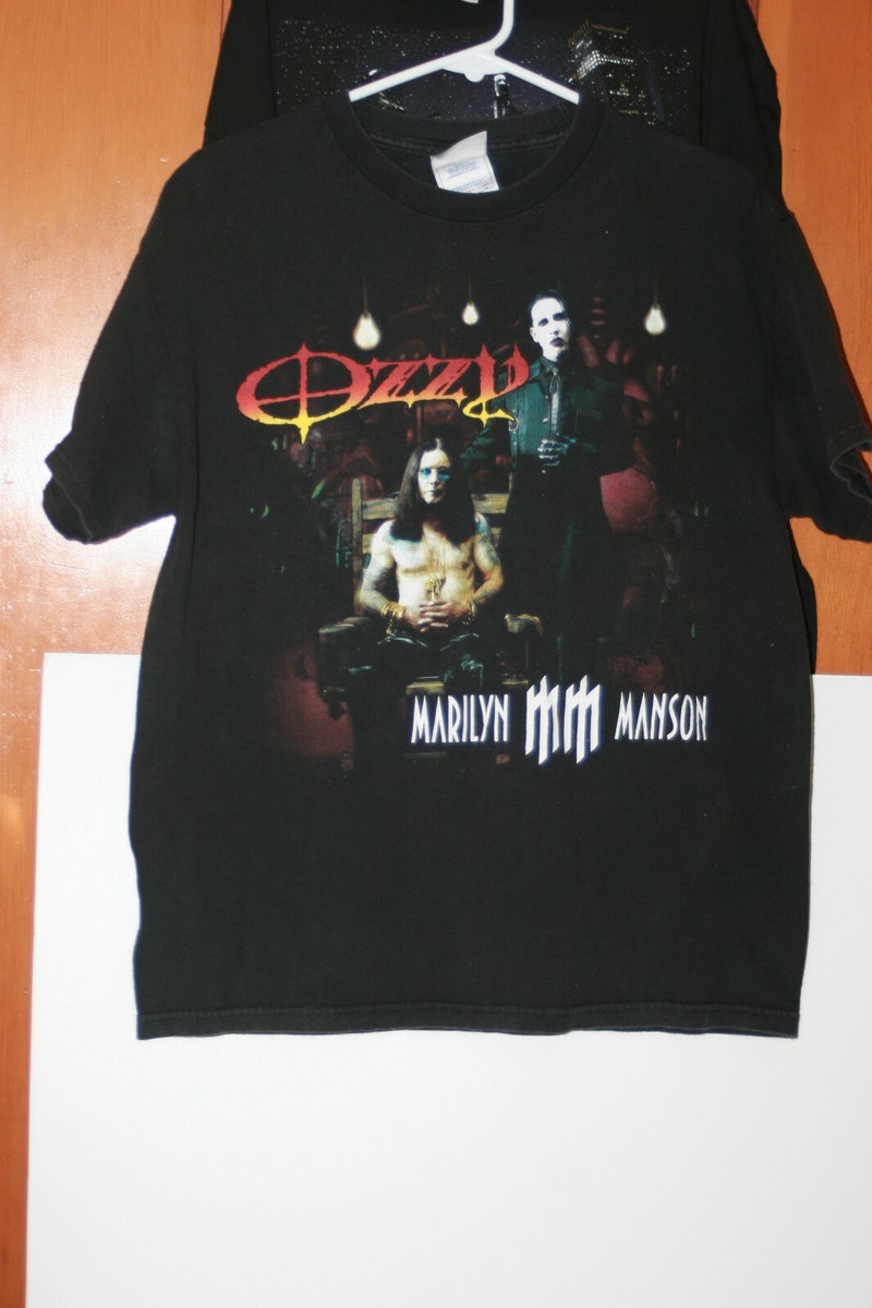 2003 OZZFEST CONCERT SHIRT OZZY OSBOURNE MARILYN MANSON SZ L