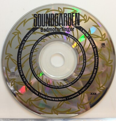 Soundgarden: Badmotorfinger Signed All Four A&M Records 1991