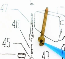 ZENITH Carburetor Accelerator Jet fits Ford 14050 14054 14070 14074 14075  T99