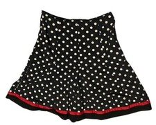 RB Collection New York Skirt Women's Size 8 Polka Dot with Hidden Zipper