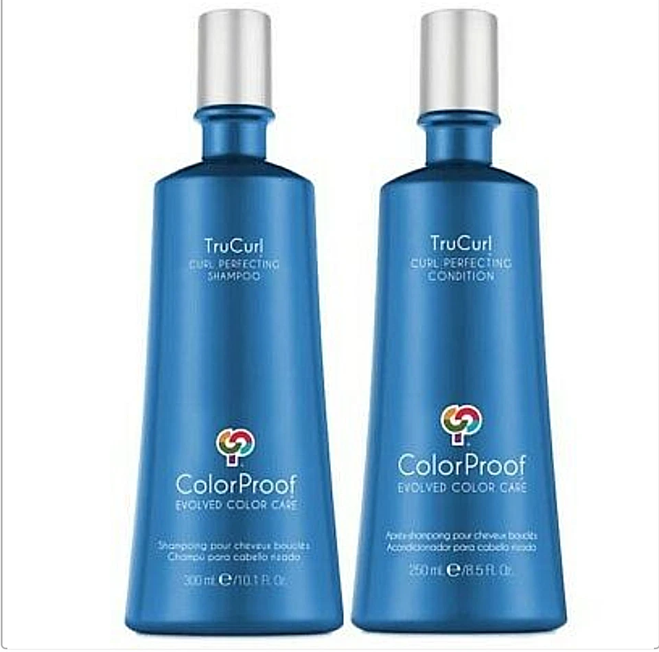 ColorProof TruCurl Shampoo & Conditioner 2PC PACKET Sample .25oz Curl Perfecting - Image 3 of 4