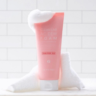 DewyTree The Clean Lab AC Dew Form 150ml-Weak Acid Foam /Acne Relief /Pink Calam