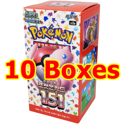 Pokemon Card 151 Booster Box TCG Scarlet & Violet Factory Sealed