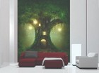 3D Tree House R11766 Wallpaper Wall Mural Self-adhesive Removable Luna