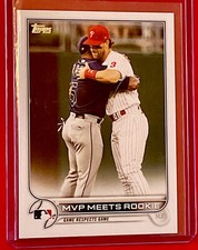 2022 Topps Wander Franco RC / Bryce Harper Phillies #367  MVP Meets Rookie