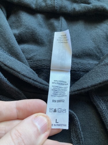 Machine Gun Kelly MGK Tickets To My Downfall Hoodie Size Large Sweatshirt Black - Picture 7 of 10