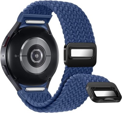 Elastic Nylon Sport Strap Compatible with Samsung Galaxy Watch 7 40mm 44mm