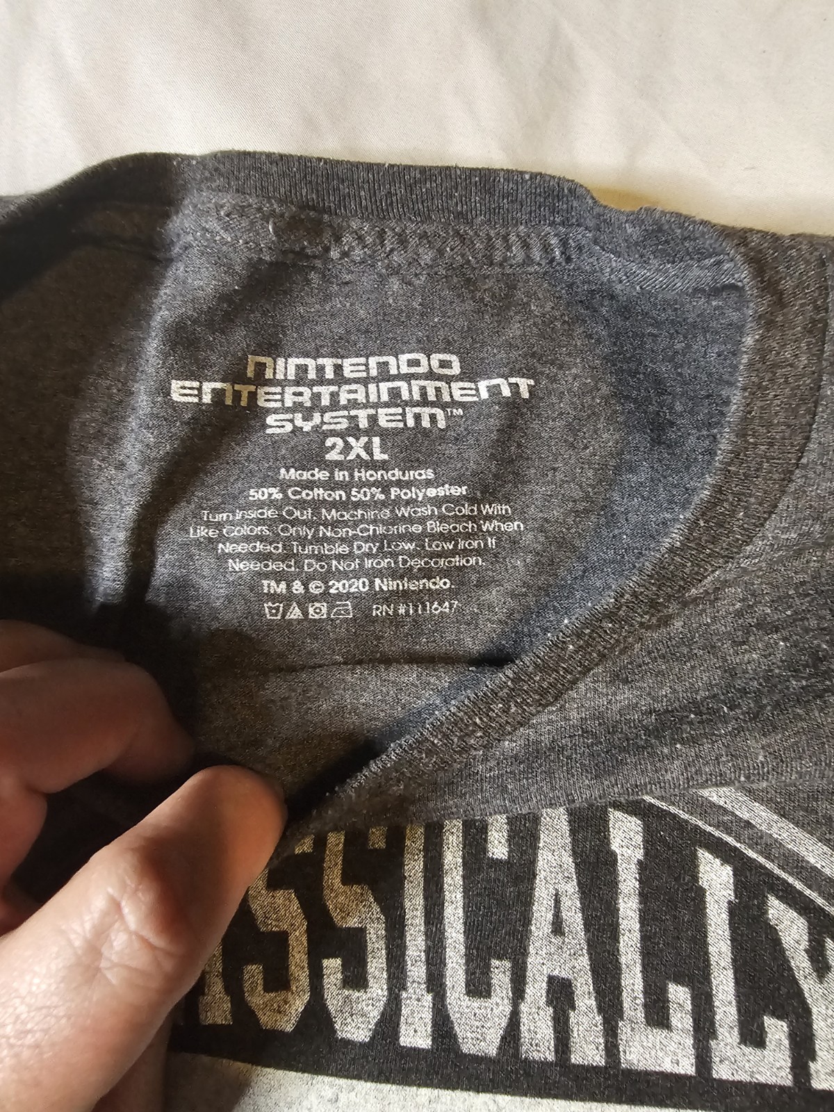 Nintendo Gray NES Classically Trained Gaming Shir… - image 3