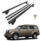 Cross Bars For Dodge Nitro 2007- 2012, OE Style Roof Rack Black 2pcs