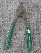 SK Tools  7639 Retaining Snap Ring Inside Outside Pliers 90 degree Bent Tip USA