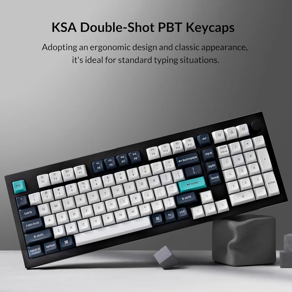 Keychron Q5 Max QMK/VIA Programmable Wireless Metal Custom Mechanical Keyboard - Image 3 of 4
