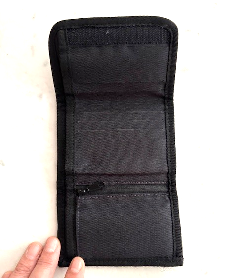 Men's Polyester Wallets Superdry Men's Trifold Polyester Wallet Black w/Red | eBay
