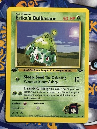 Erika's Bulbasaur 39/132 Gym Challenge - The Baby Bulba