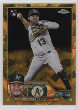 2023 Topps Chrome Sapphire Edition Gold 22/50 Jordan Diaz Jordan Díaz #423 2t2
