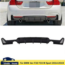 Sto�stange f�r 4er BMW F32 F33 F36 435i 440i 14-19 Heckdiffusor Spoiler Schwarz