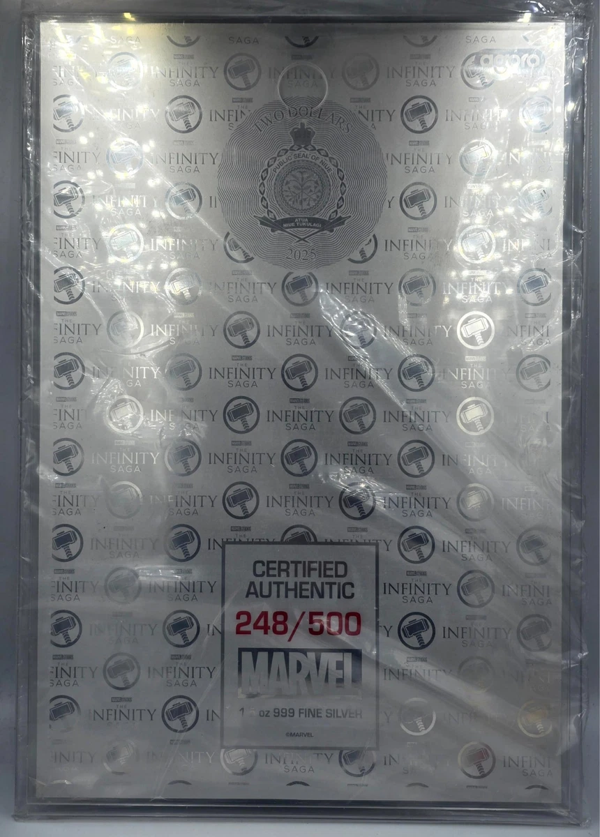 Marvel Infinity Saga Thor Dark World 1,5 oz moneda de plata a prueba