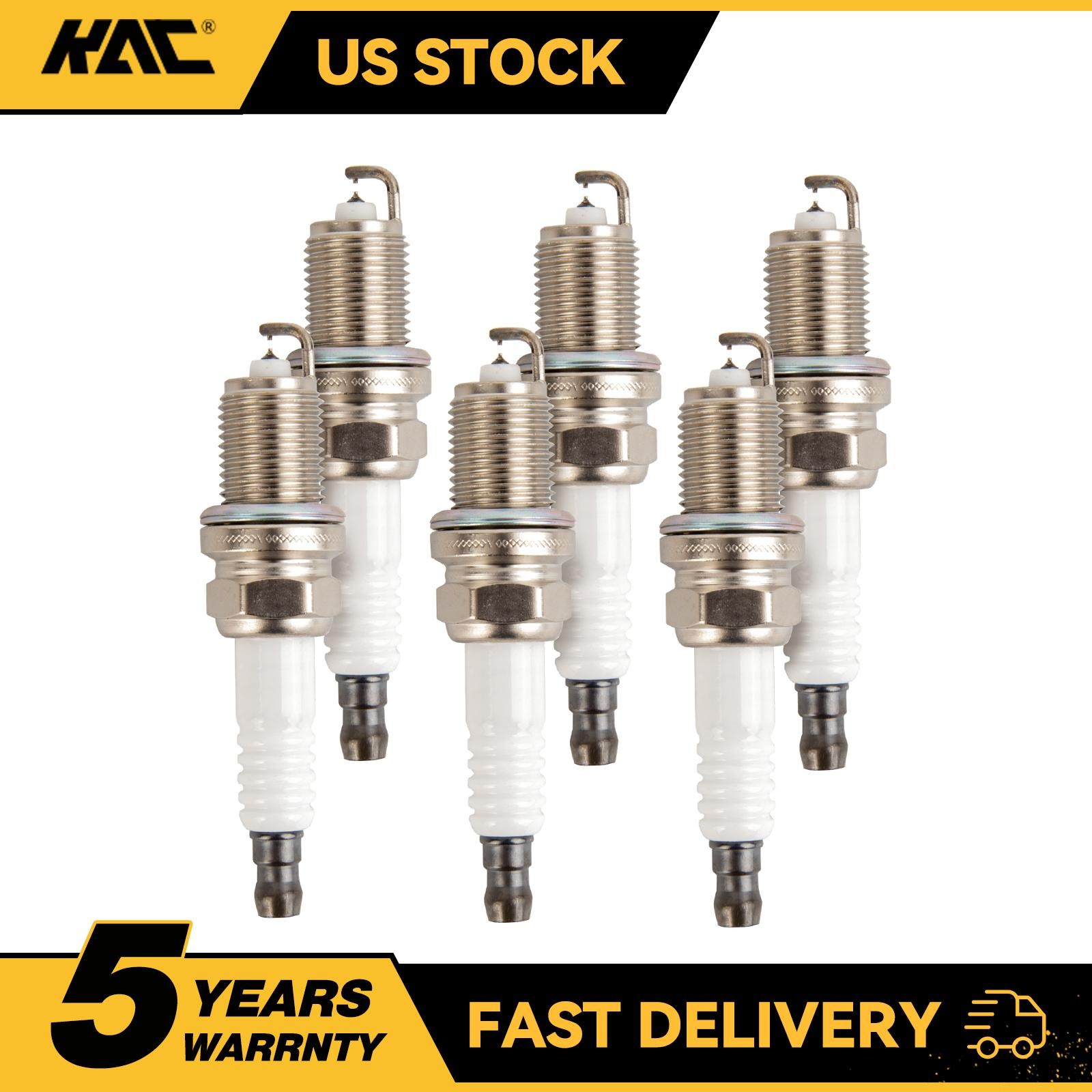 Set of 6 Iridium Spark Plugs IFR6T11 3297 For 2005-2006 Toyota Corolla L4 1.8L