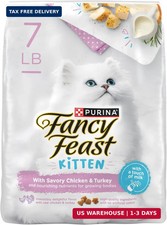 Purina Fancy Feast Kitten With Savory Chicken and Turkey Kitten Dry Food - 7 lb.