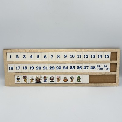 Vintage Danbury Mint Garfield Perpetual Calendar Replacement Tiles - INCOMPLETE