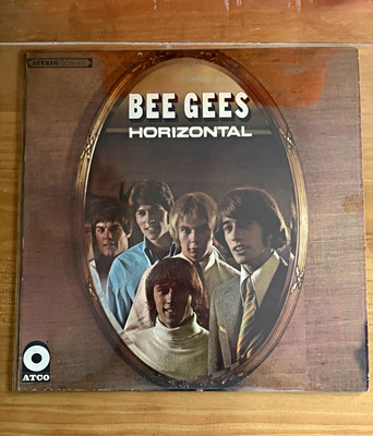 Bee Gees Horizontal ATCO SD 33-233 12'' Stereo Black Vinyl Rock LP Sleeve