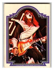 Kiss Ace Frehley 1978 Donruss 21 Vintage Music Card Hard Glam Rock