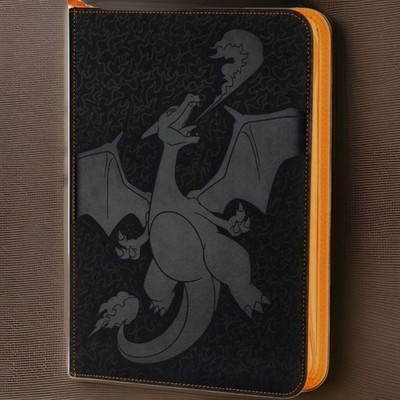 Pokémon Center Scorching Charizard Premium Zip Binder - 9-Pocket 360 Card - NEW