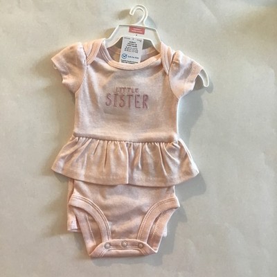 Carter s Just One  You Newborn Little Sister Outfit