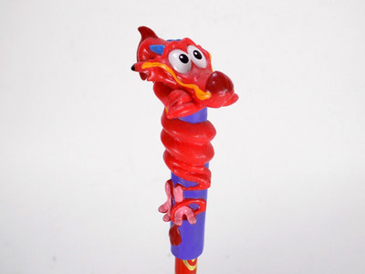 Disney s Mulan Mushu Pencil & Topper Applause Disney s Collectible Red Dragon