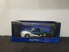 RARE AUTOART 1/18 FORD MUSTANG SUPER STALLION BLUE/WHITE/GREEN COBRA AS-IS! LOOK