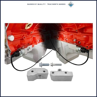 Knock Sensor Relocation Brackets for LS Gen III Engines with Mounting Hardware