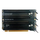 1 PC PCIE X16 to X4X4X4X4 GEN3 SATA Power 20.2mm Slot Splitter Card Accessories