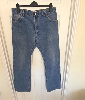 Levi’s 517 Men’s Bootcut Blue Denim Jeans 36W 34L Medium Wash - Image 1 of 4